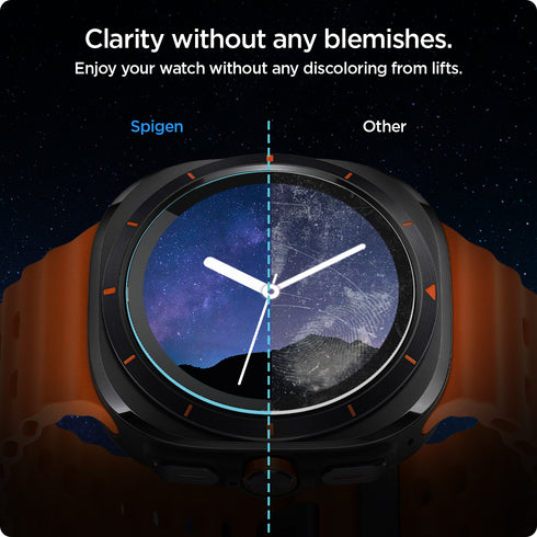 Spigen מגן מסך ל-Galaxy Watch Ultra (47mm) – GLAS.tR EZ Fit (2 יחידות)